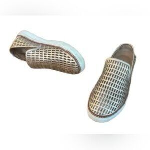 Antonio Melani Lace Rhinestone Slip On Sneakers size 8.5